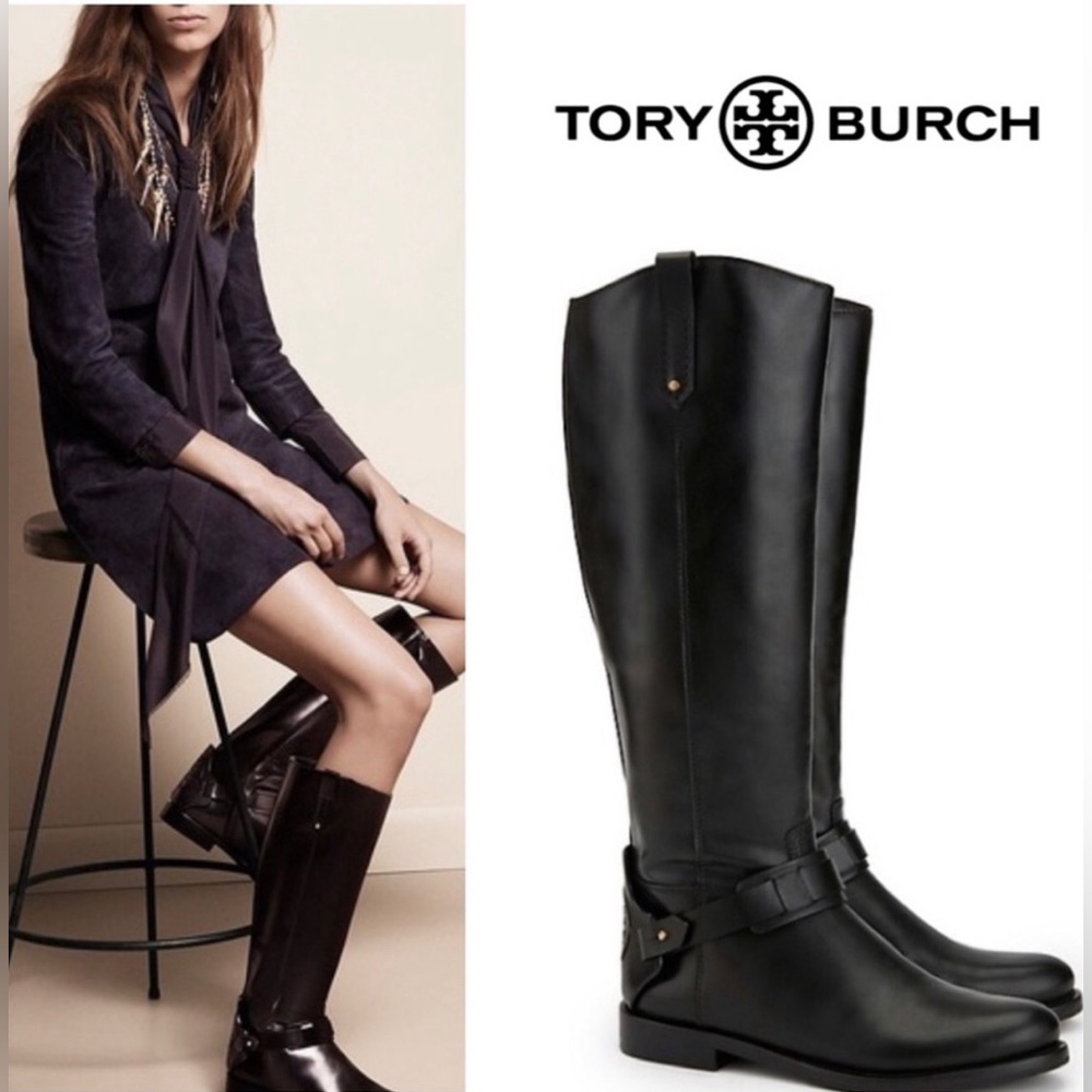 Tory Burch Colton Riding Boots Galleon
Leather Black Women’s Size 6 New